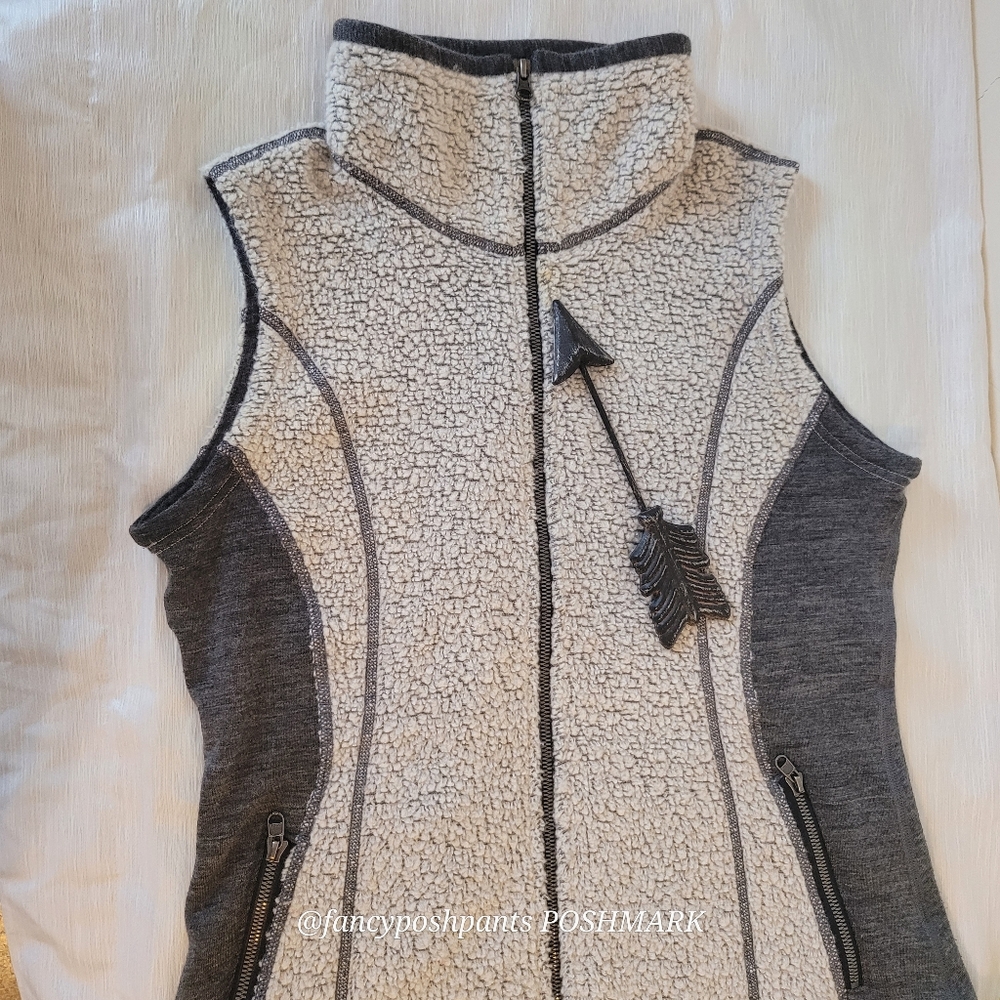 KÜHL wool blend zip performance vest quality 4season flattering w/zip & pockets! - Picture 9 of 17